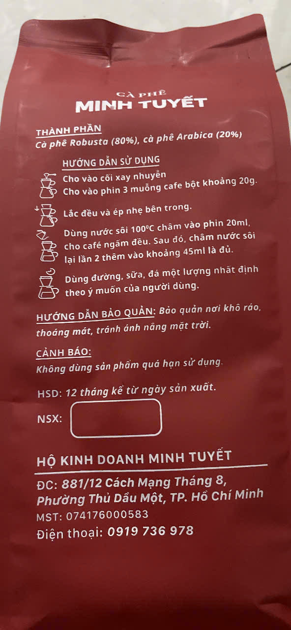 Mặt sau